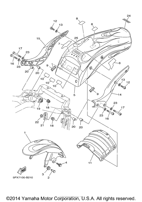XV1700PCRC Крыло