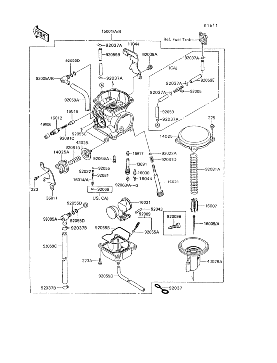 KL650 Carburetor(1 / 3)