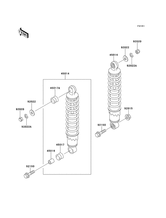 ER500 Подвеска / амортизатор