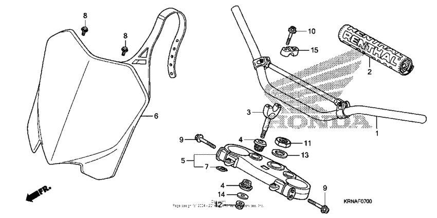 Handlebar + top bridge