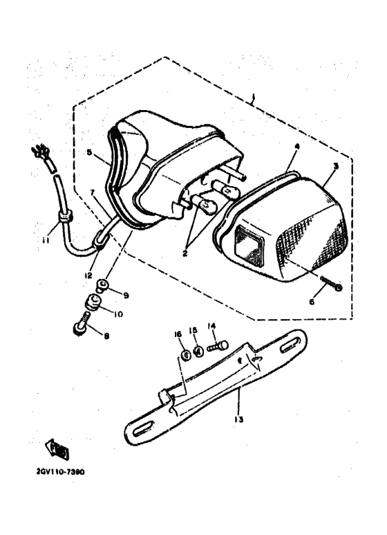Taillight unit ass`y