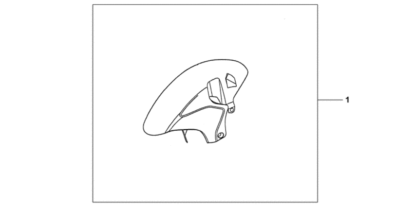  Carbon fiber front fender