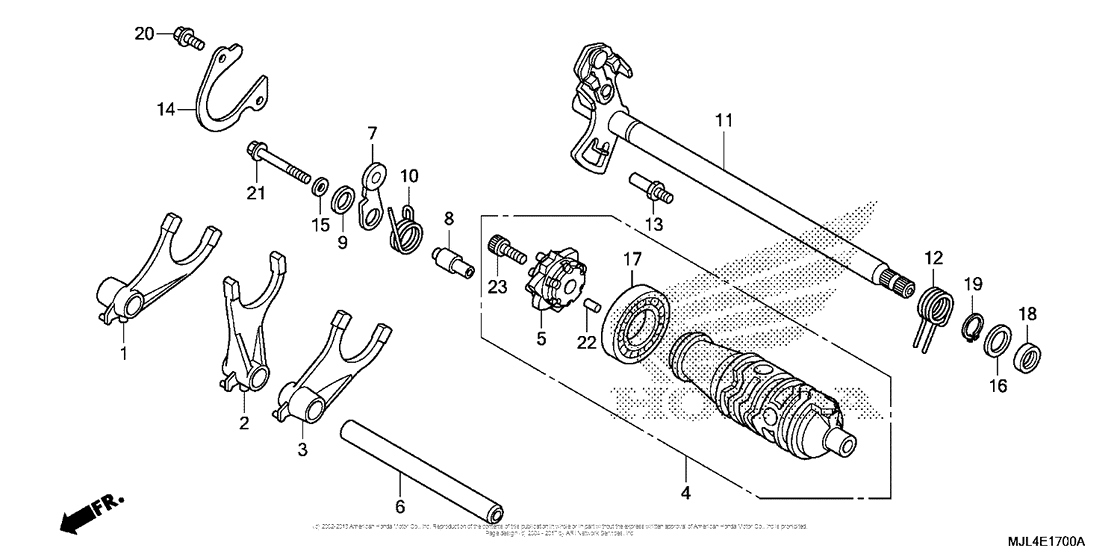 Gearshift Drum (1)