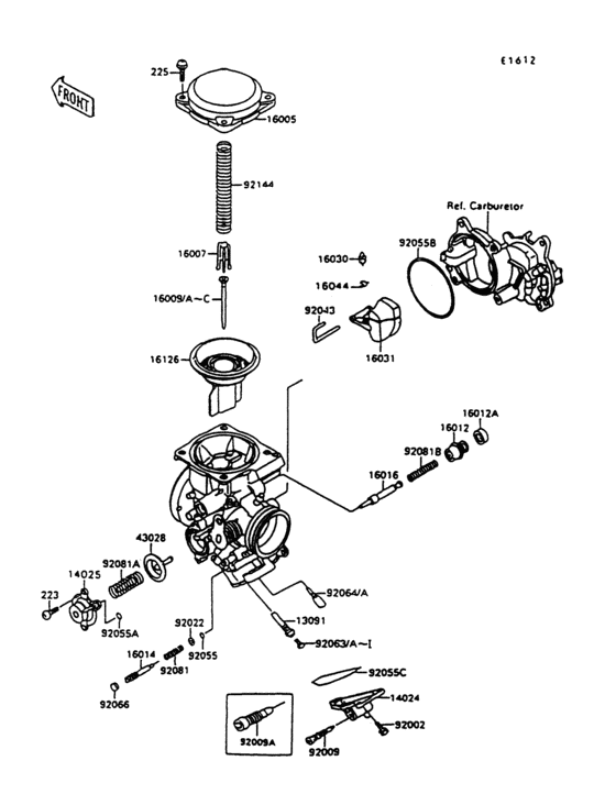 Carburetor parts(1/2)