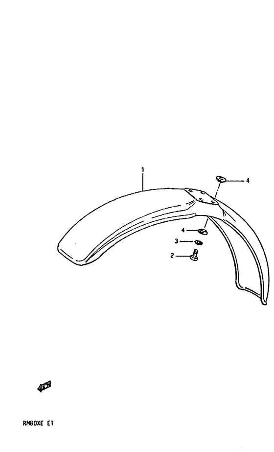 RM80 Переднее крыло