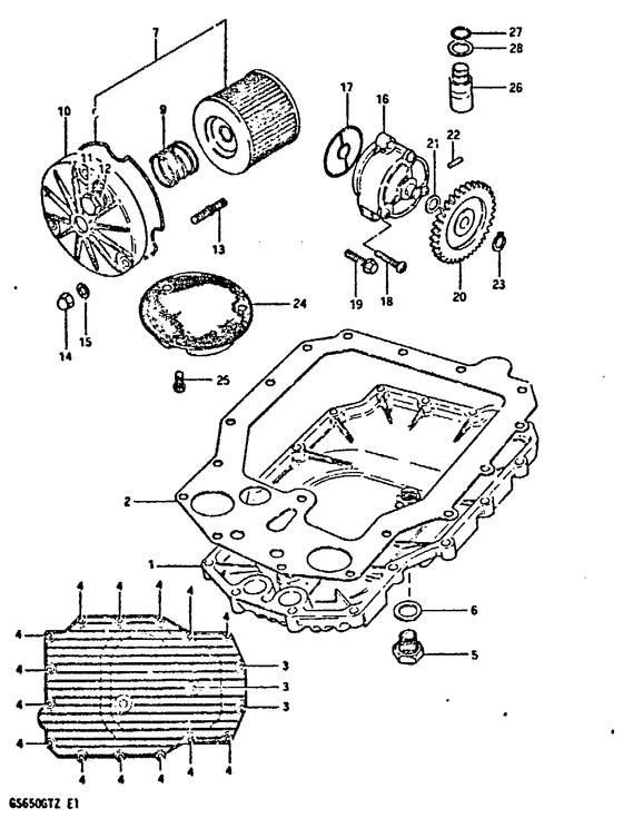 Oil pump - oil filter