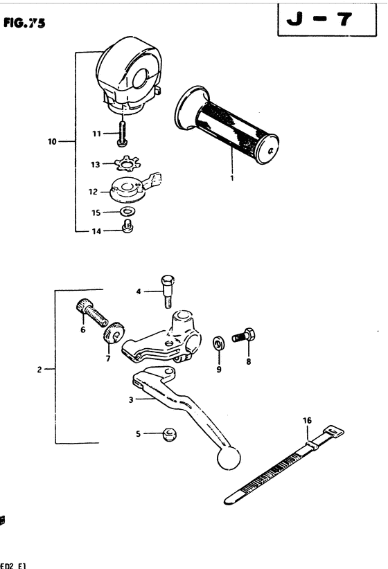 Left handle switch
