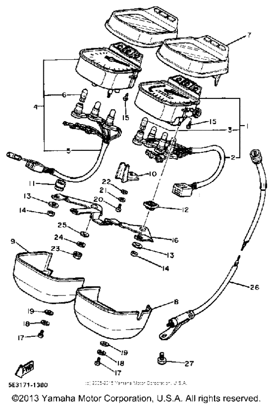 Speedometer tachometer