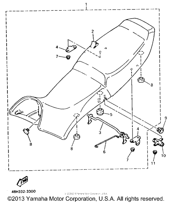 GTS1000AE Сиденье
