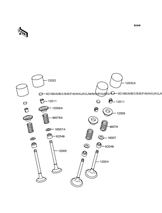 Rocker arms/valves