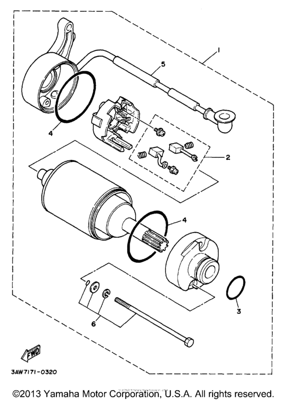TW200 Стартер