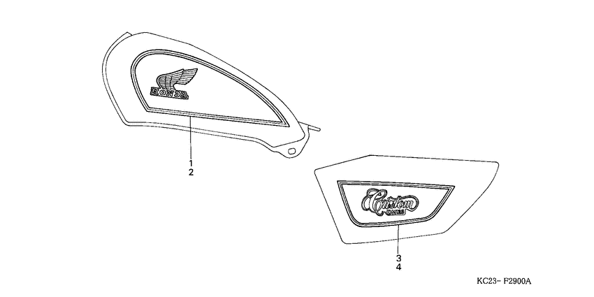 CM125C Наклейка
