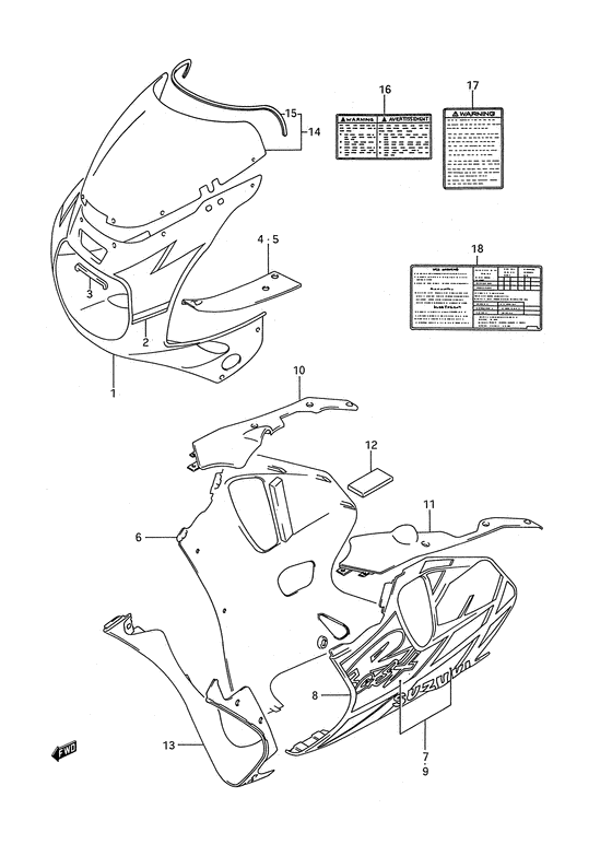 Cowling body