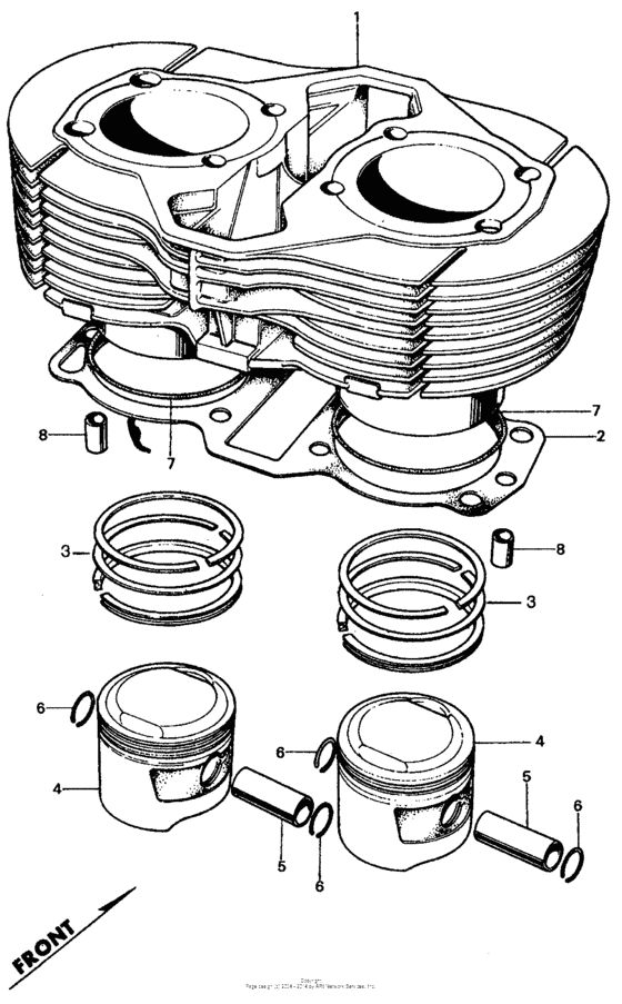 Cylinder piston