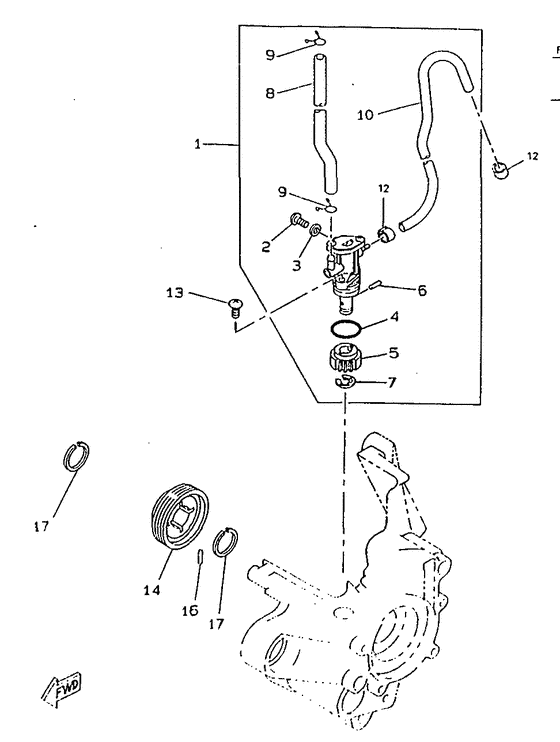 CW50RSX Масляный насос