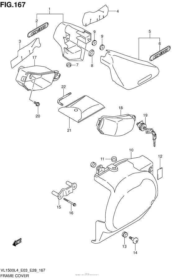 Frame Cover (Vl1500L4 E28)