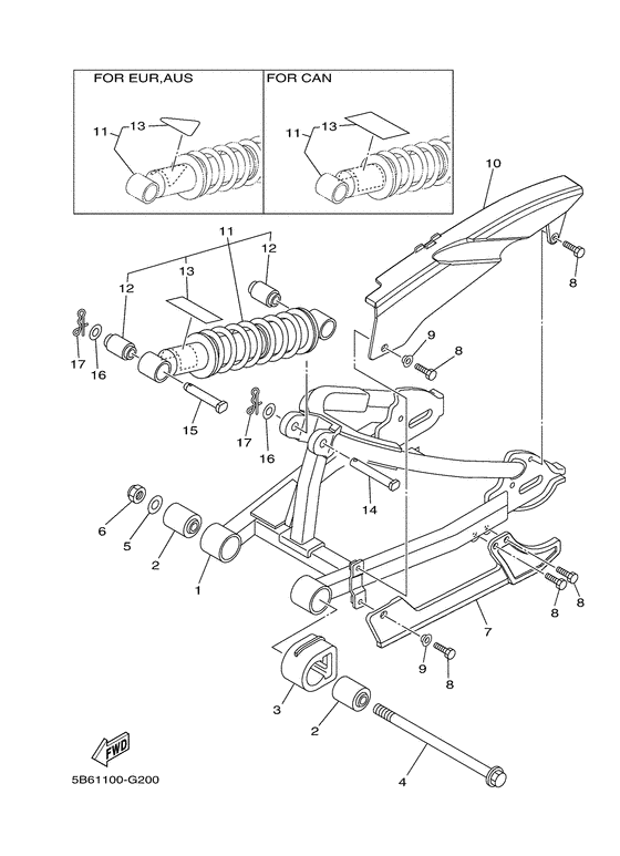 Rear arm & suspension