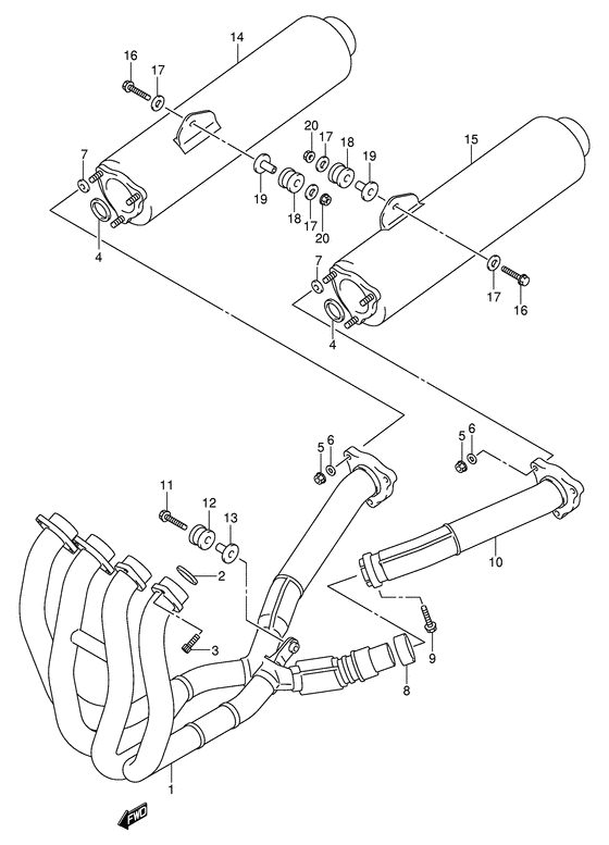 Muffler comp