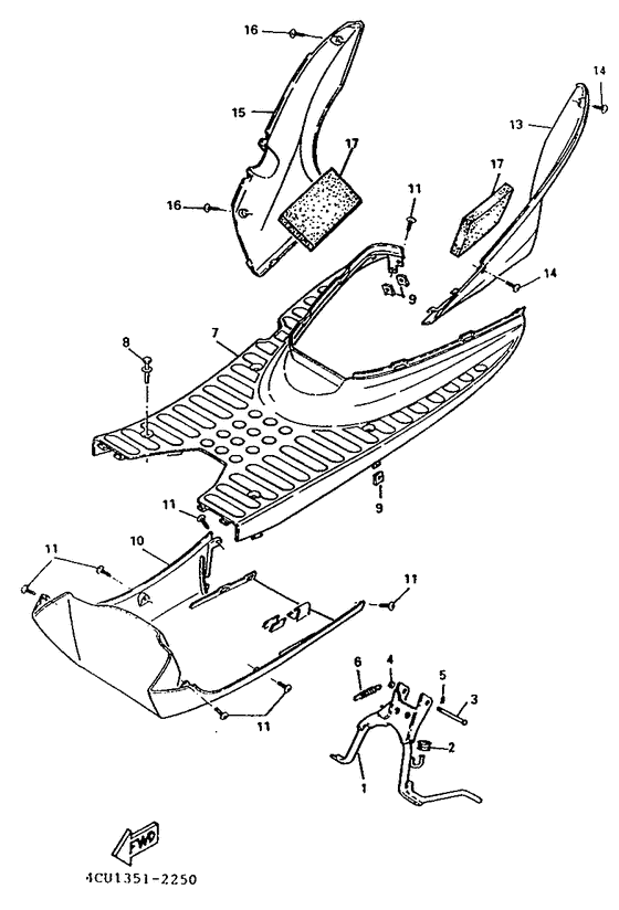 YE80 Soporte . apoyapie