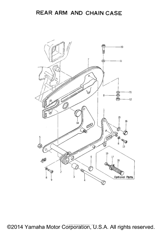 Rear arm - chain case