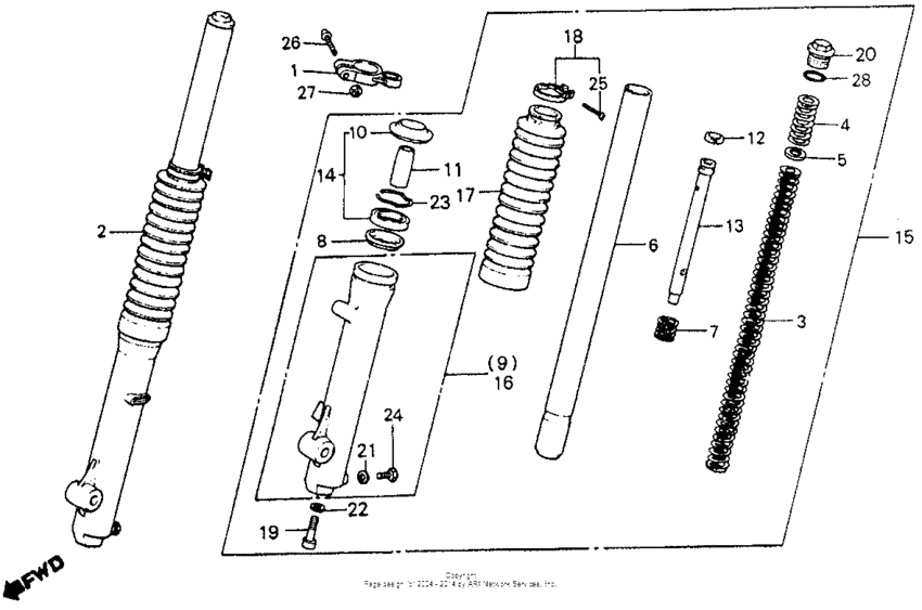 Front fork 80-81