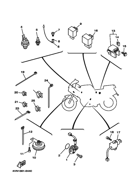 TRX850 Equipo electrico
