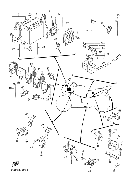FJR1300A Elektrische ausruestung 2