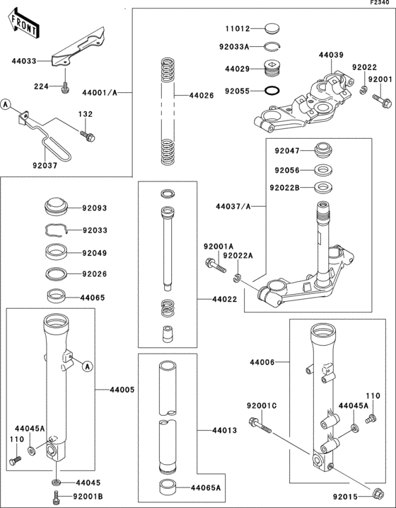 Front fork(1/2)