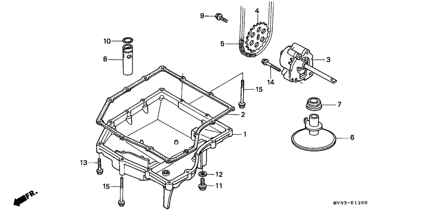  Картер масляный / масляная помпа
