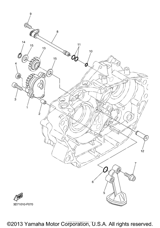 WR25RXCL Масляный насос