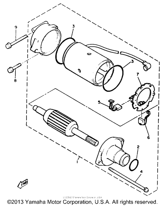 XVZ12DKC2 Стартер