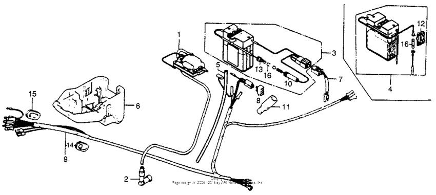 Wire harness + ignition coil