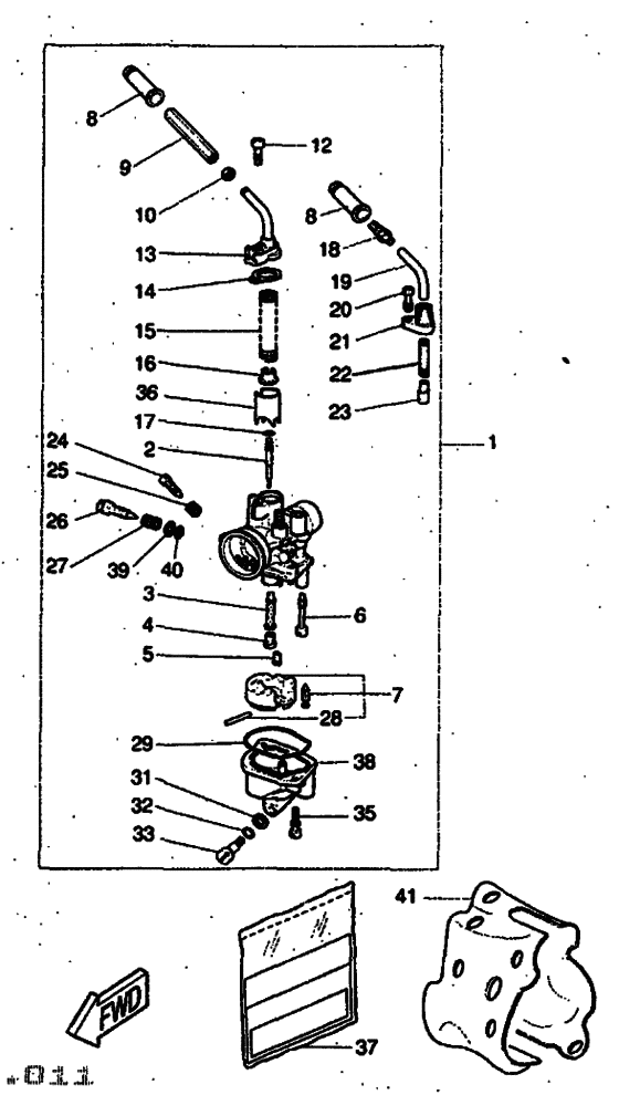 CW50RS Carburetor assy