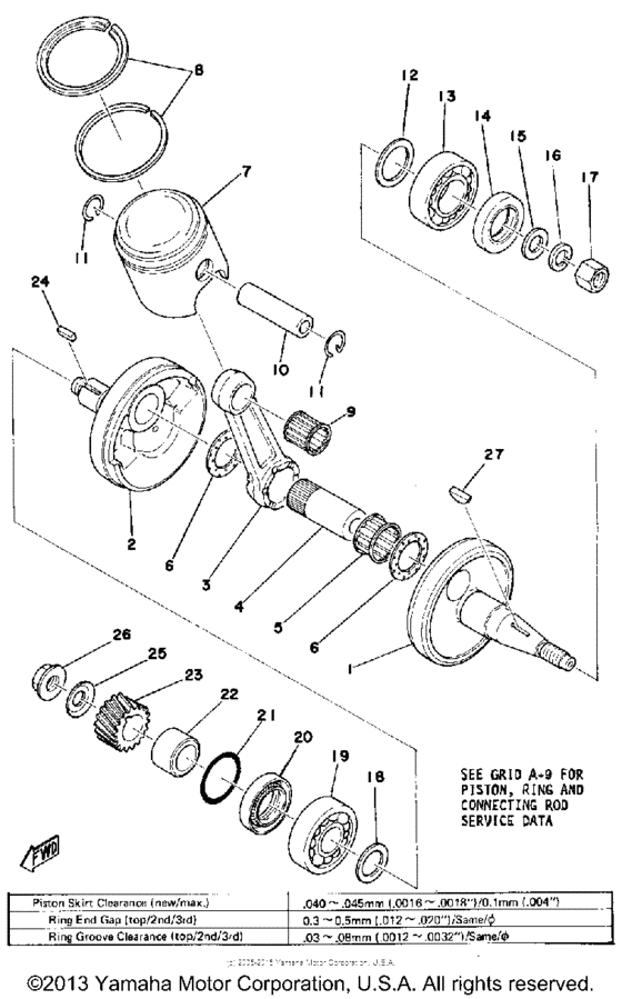 Crank-piston