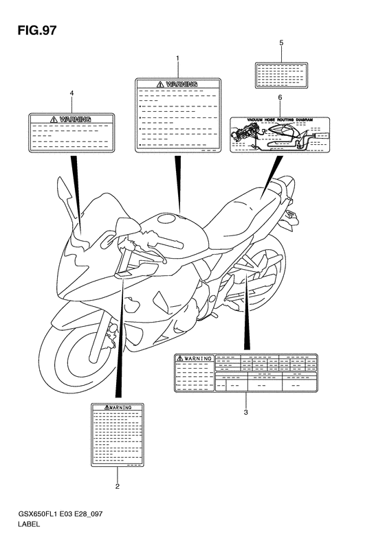 GSX650F (ABS) Honda mark