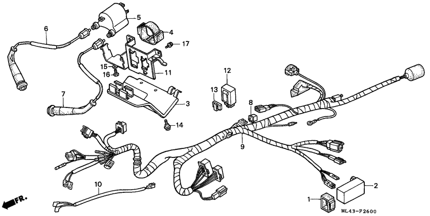 Wire harness/ ignition coil