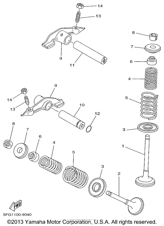 TTR225L Клапана