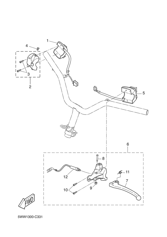 Handle switch & lever
