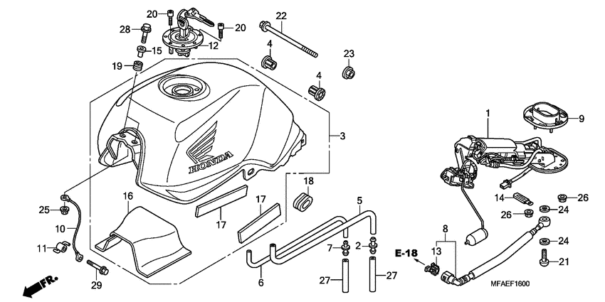 Fuel tank/fuel pump
