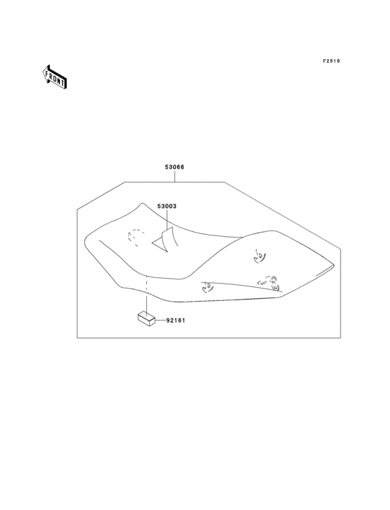 ER650 Сиденье