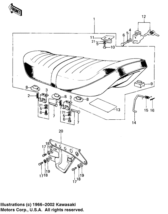 Seat/chain cover