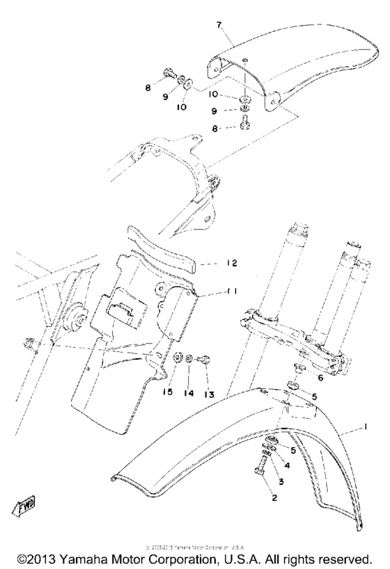 Front fender - rear fender