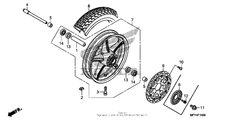 Front wheel (1)