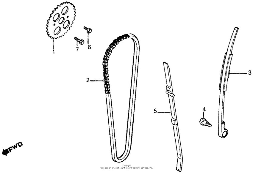 CH125 Цепь ГРМ