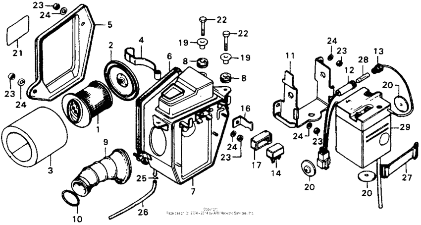 Air cleaner + battery