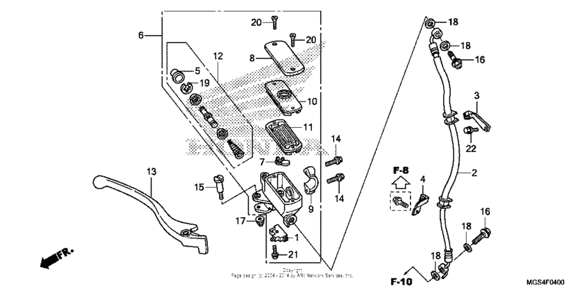 NC700X Front brake master cylinder (1)