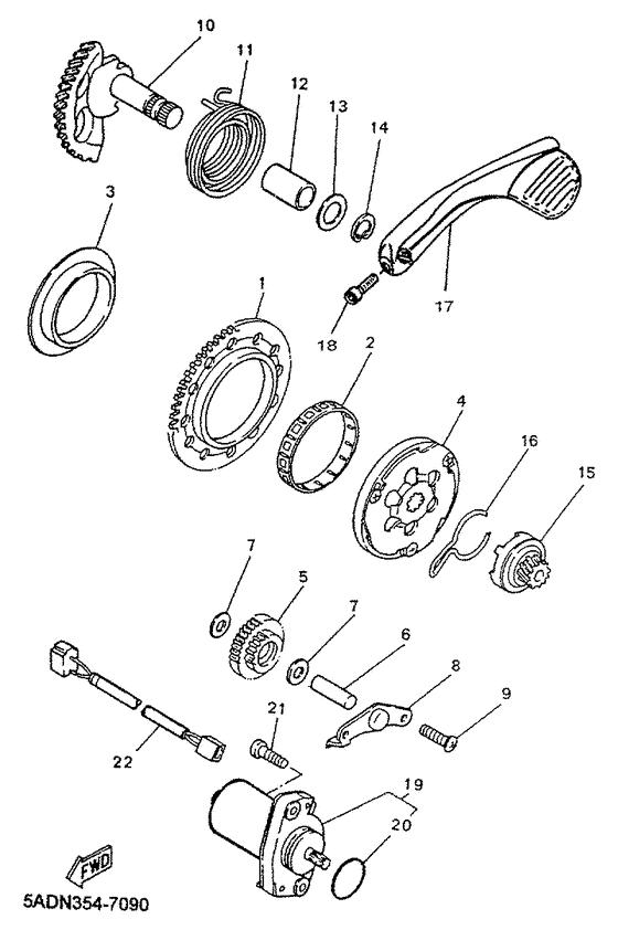 YN50R Стартер