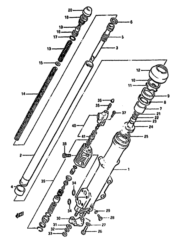 Front left damper