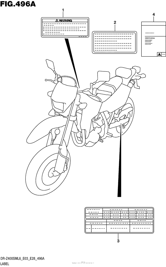 Label (Dr-Z400Sml6 E03)