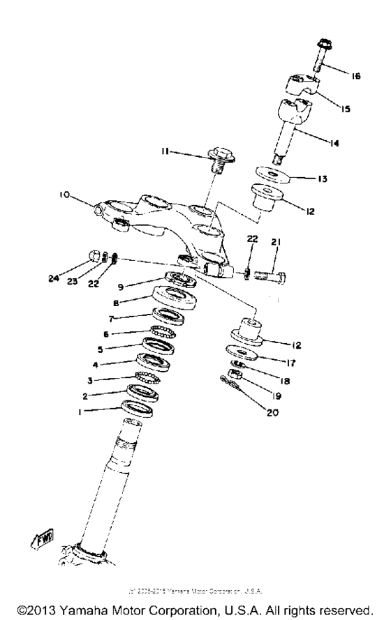 XS400-2E - 1978 Управление